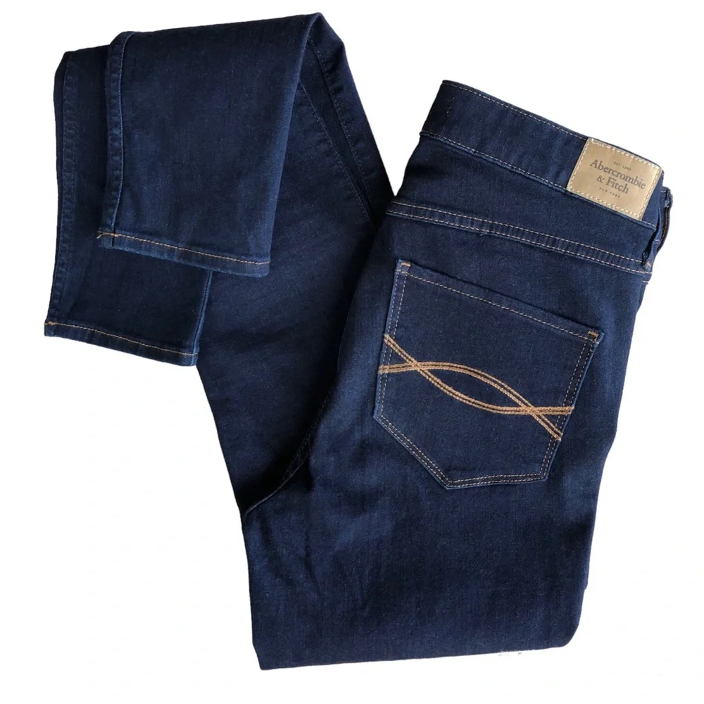 Abercrombie & Fitch Women’s High Waisted Dark Wash Slim Jeans W29 L31
